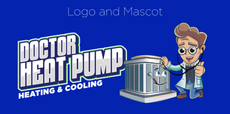 Dr-Heat-pump-Logo-and-Mascot-2